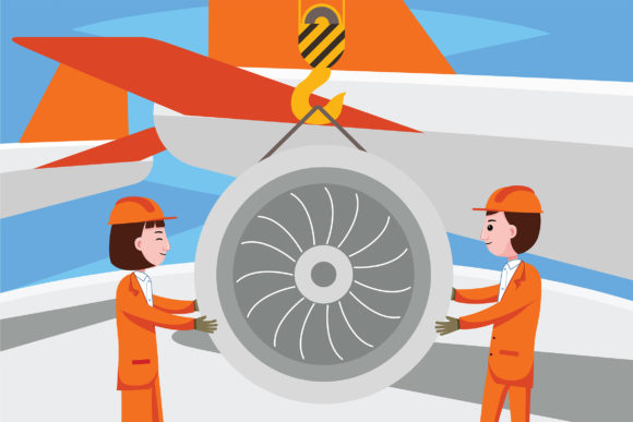 Airplane Engineer Profession: Strategic Design for Visual Communication