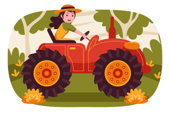 Farm Vector Illustration 05 for Creative Design Projects
