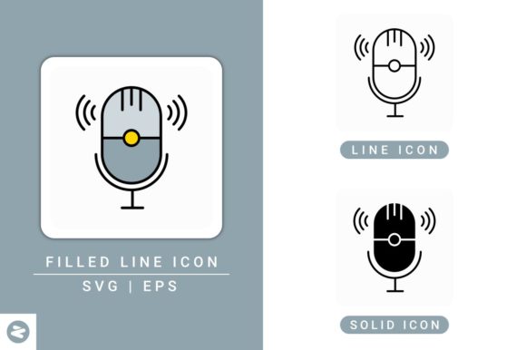 Microphone Icons Set: A Practical Resource for Designers