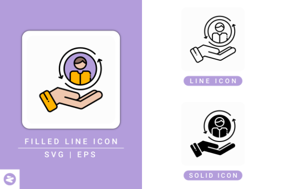Retention Icons Set: Versatile Design Assets for Every Creator
