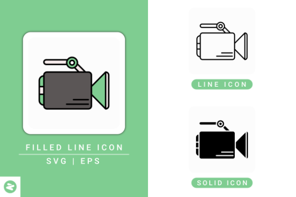 Video Camera Icons Set: A Versatile Tool for Modern Design Needs
