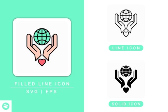 World Charity Icons Set: A Versatile Design Resource for Impactful Visual Communication